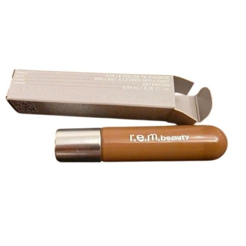r.e.m. beauty On Your Collar Plumping Lip Gloss Detention 0.28 oz New